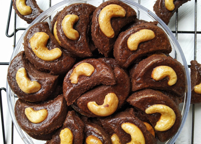 Resep Kue Kering Anti Gagal: Choco Cashew Cookies