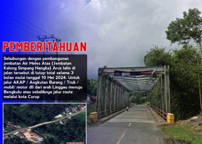 Mulai 10 Mei, Jalan dan Jembatan Simpang Nangka Ditutup, Ini Penyebabnya!