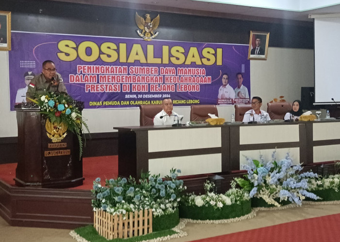  Sosialisasi Peningkatan SDM Bidang Keolahragaan, Dengan Output Pengembangan Prestasi