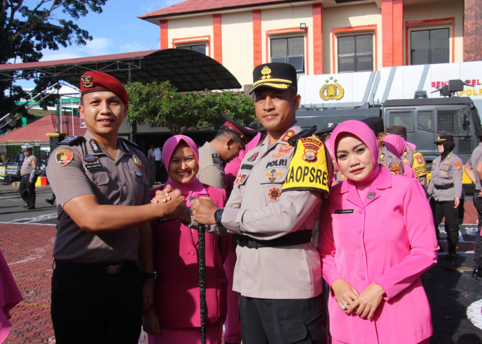 Kado Awal Tahun, 32 Personel Polres Rejang Lebong Naik Pangkat