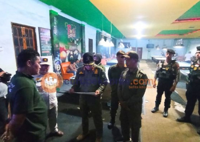 Operasi Pekat Satpol PP Kepahiang Sidak Tempat Hiburan Malam, Banyak Pasangan Bukan Muhrim di Razia